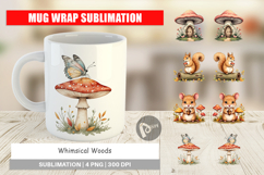 Mug Wrap Whimsical Woods Product Image 1