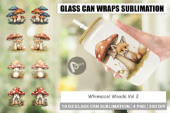 Glass Can Whimsical Woods Product Image 1