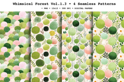Whimsical Forest Seamless Pattern Vol.1.3 - 4 PNG Product Image 1