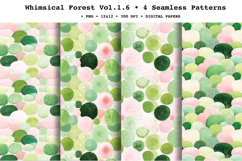 Whimsical Forest Seamless Pattern Vol.1.6 - 4 PNG Product Image 1