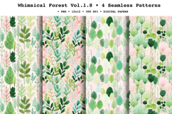 Whimsical Forest Seamless Pattern Vol.1.8 - 4 PNG Product Image 1