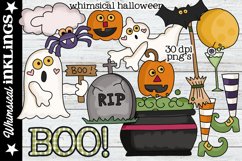 Whimsical Halloween Sublimation Clipart Product Image 1