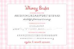 Whimsy Brides Handwritten Curly Script Font Wedding Font Product Image 28