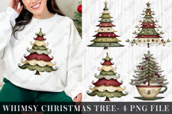 Whimsy Christmas tree Clipart Product Image 1