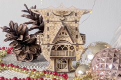 Whimsical Fairy Garden House Laser Cut File, SVG Cottage Product Image 2