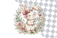 Whimsy Polka Dot Cottagecore Animals PNG Clipart Bundle Product Image 2