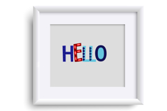 Whimsy Red, White, and Blue Color Font Product Image 4