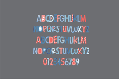 Whimsy Red White and Blue Too Color Font Product Image 6