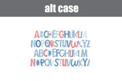 Whimsy Red White and Blue Too Color Font Product Image 4
