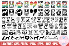 Whippet SVG PNG Bundle Cricut Product Image 1