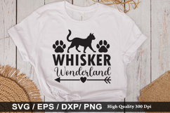 whisker wonderland SVG - Christmas Cat Design Product Image 1