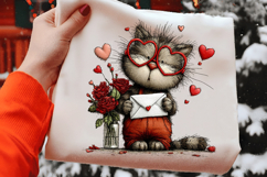 Whiskers of Love Valentines Day PNG Product Image 2