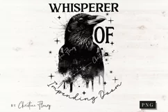 Whisperer Of Impending Doom Gothic PNG | Tortured Poet PNG Product Image 4