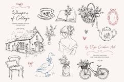 Whimsical Cottagecore Vector Clipart Product Image 1