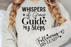 Whispers Of Grace Guide Sleeve SVG, Christian SVG Design Product Image 2