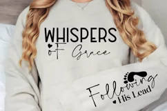 Whispers Of Grace Sleeve SVG, Christian SVG Design Product Image 2