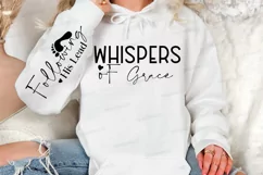 Whispers Of Grace Sleeve SVG, Christian SVG Design Product Image 3