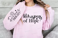 Whispers Of Hope Sleeve SVG, Christian SVG Design Product Image 2