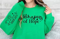 Whispers Of Hope Sleeve SVG, Christian SVG Design Product Image 3