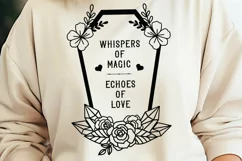 whispers of magic echoes of love white shirt