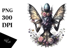 Gothic Fairy Easter Egg PNG Product Image 1