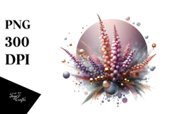 Abstract Golden Heather PNG Product Image 1