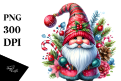Vibrant Christmass Gnome PNG Product Image 1