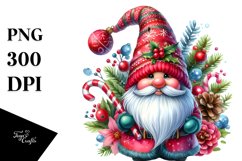 Vibrant Christmass Gnome PNG Product Image 1