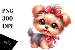 Cute Cartoon Yorkipoo PNG Product Image 1