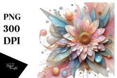 Glossy Gerbera PNG Product Image 1