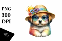 Colorful Puppy Sun es Clipart Product Image 1