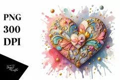 Colorful Pastel Heartwood PNG Product Image 1