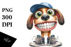 Expressive Goofy Smile Caricature Human Like | Clipart Product Image 1