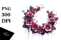 Glossy Primrose Watercolor Splash PNG Product Image 1