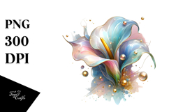 Calla Lily Pastel, High-Res PNG Product Image 1