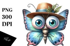 Expressive Butterfly Clipart Product Image 1