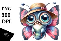 Expressive Butterfly Clipart Product Image 1