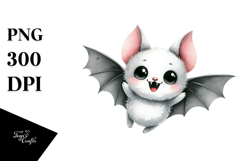 Funny Digital Painting of a Bat PNG Product Image 1