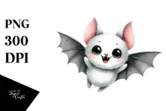 Funny Digital Painting of a Bat PNG Product Image 1