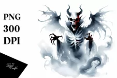 Simple Halloween Demon, Transparent PNG Product Image 1