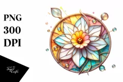 Detailed Iris Made of Stained , Transparent PNG Product Image 1