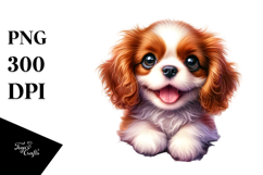 Baby Cavalier King Charles Spaniel PNG Product Image 1