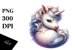Baby Unicorn, High-Res PNG Product Image 1
