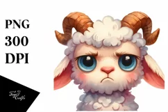 Funny Sheep Goat PNG Product Image 3