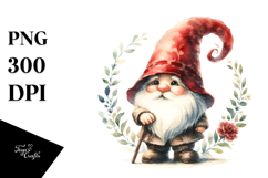 Funny Vintage Gnome, High-Res PNG Product Image 1