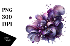 Abstract Violet PNG Product Image 1