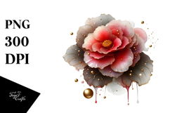 Abstract Begonia PNG Product Image 1