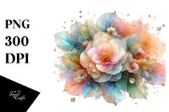 Pastel Shiny Begonia PNG Product Image 1