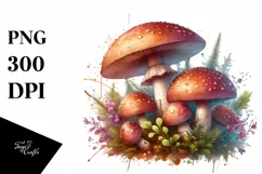 Detailed Mushroom PNG Product Image 3