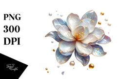 Abstract Gardenia PNG Product Image 1